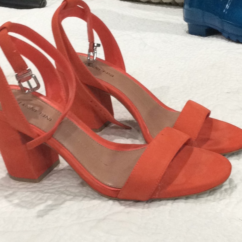 Orange sandals in EUC. Barely worn!